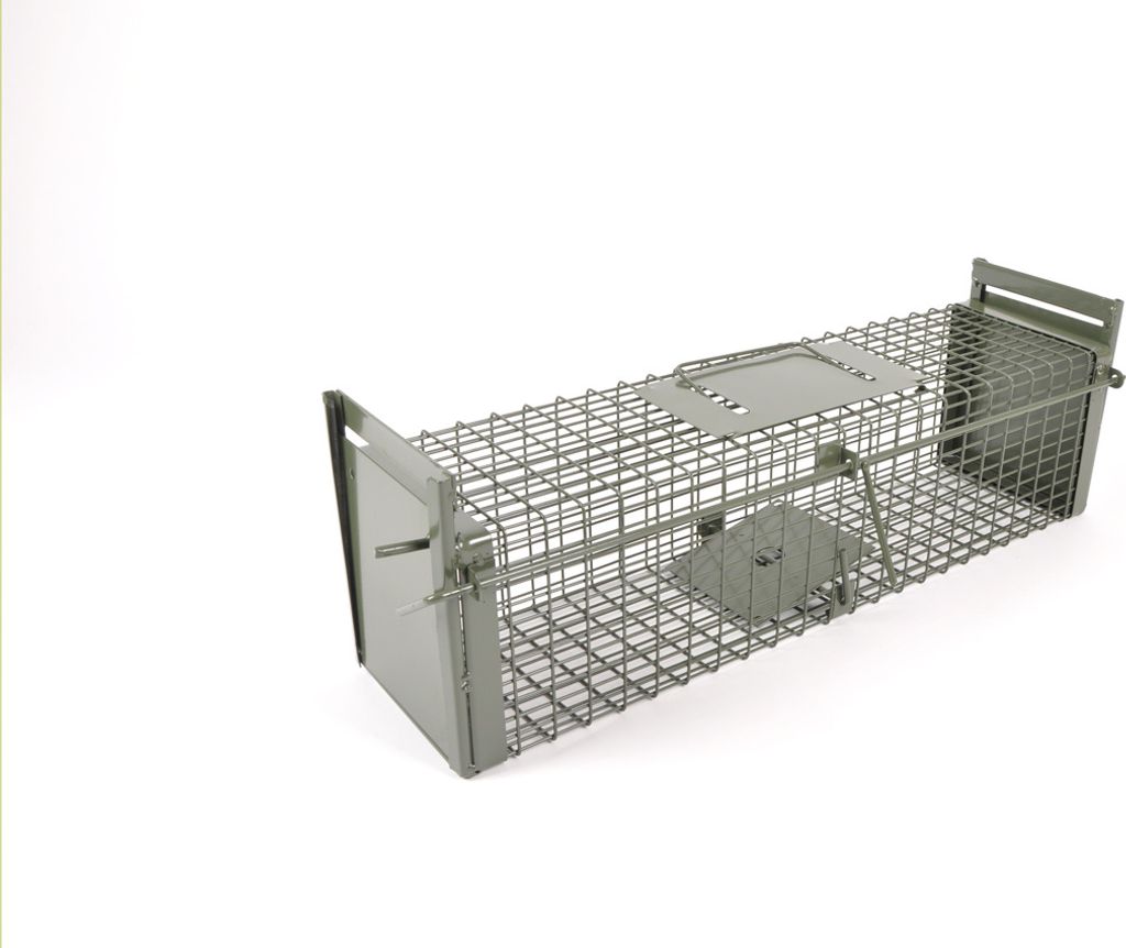 Rattenfalle, Kleintierfalle, Frettchenfalle, Kastenfalle 60 cm für den Lebendfang