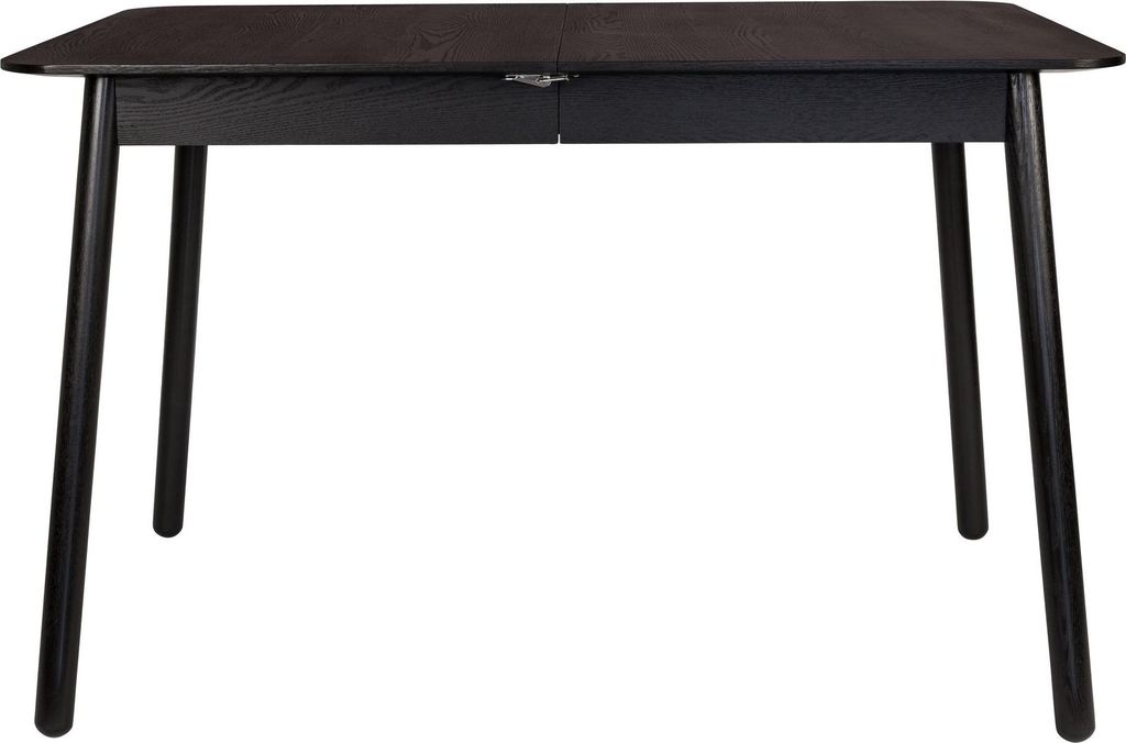 Zuiver Glimps Ausziehbarer Esstisch 120/162x80 cm Holz Schwarz