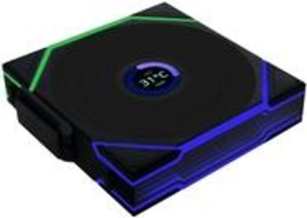 Lian Li Uni Fan TL LCD, Ventilator, 14 cm, 350 RPM, 1600 RPM, Schwarz