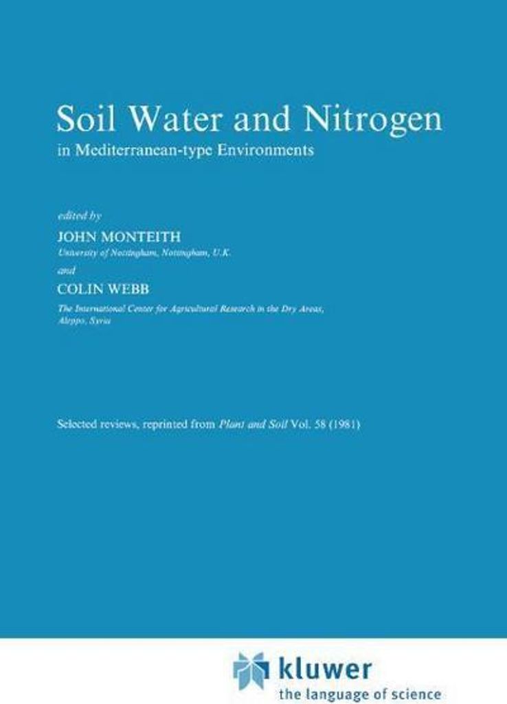 Soil, Water and Nitrogen