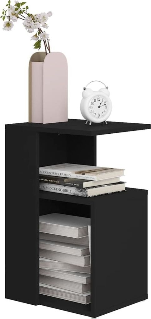 "im Sonderangebot"Beistelltisch/Flurtisch Moderner design - Sofatisch für Wohnzimmer - Schwarz 36x30x56 cm Holzwerkstoff DEMöbel 3973610