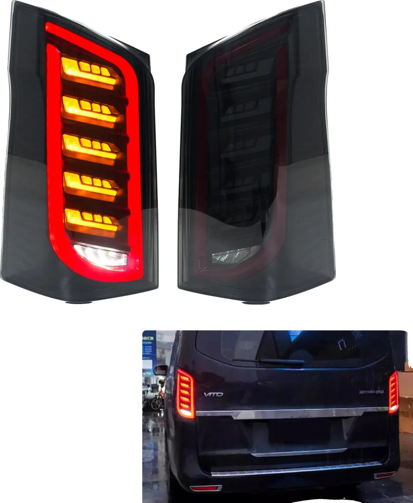 Bloc optique arrière LED Mercedes Metris W447 avec feu de recul puissant