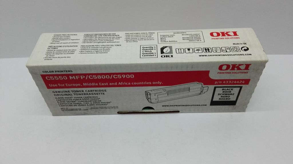 OKI 43324424, 6000 Seiten, Schwarz, 1 Stück(e) Produktbild 