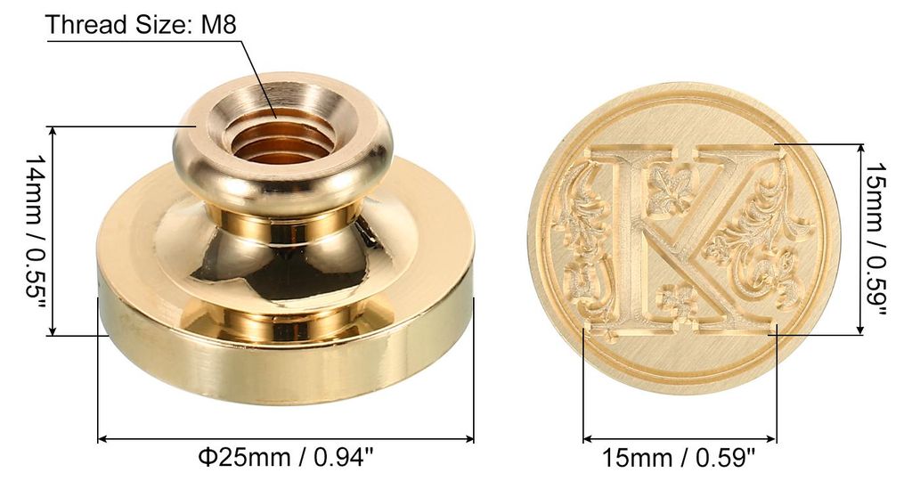 Alphabet K Wachs Siegel Stempel Initiale Buchstabe Versiegeln Wachs Stempel Klassisch Retro Messing Kopf fš¹r Umschlag Einladungskarten