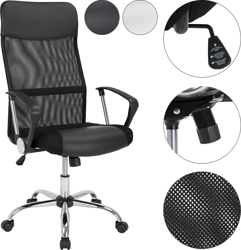 Fauteuil de bureau Réglable et Ergonomique avec Système de Basculement