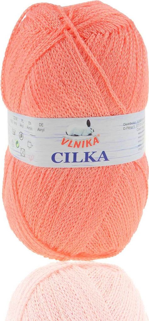 100g Strickgarn CILKA by VLNIKA Klassikgarn Strickwolle Häkelgarn Sommergarn