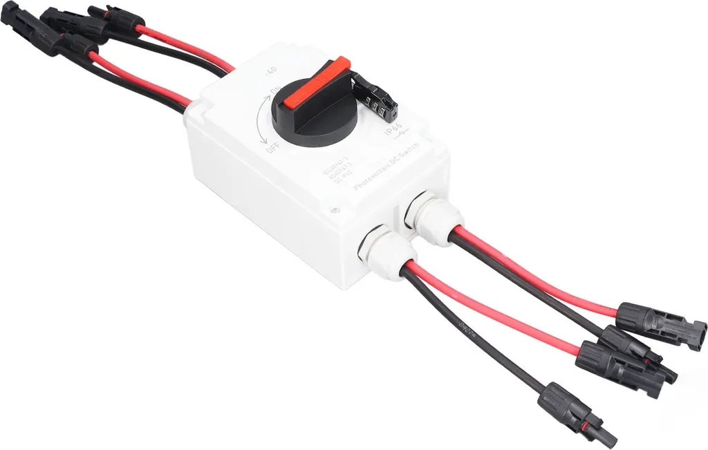 Interrupteur de déconnexion CC PV pour maintenance onduleur et batterie