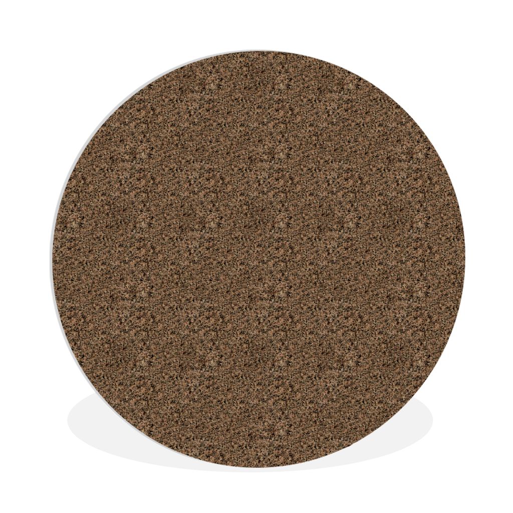 MuchoWow Rundes Wandbild - Runde Bilder Granit - Stein - Muster Ø 90 cm Kreis Wanddekoration Kunststoff - Wandkreis - Wandschmuck - Wand-Kreis -...