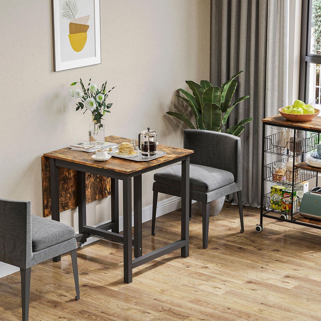 Tavolo da pranzo a parete in legno pieghevole per sala da pranzo e camera da letto