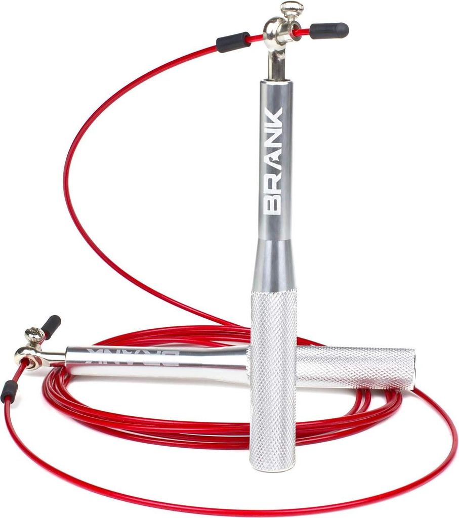 Regelbares Crossfit Springseil - Leichtgewicht Aluminium mit 3 Kabeln und Kugellagern für ultraflottes Springen