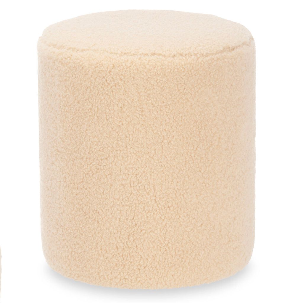 Pufa okrągła baranek, Ø 32 cm Zdjęcie produktu 