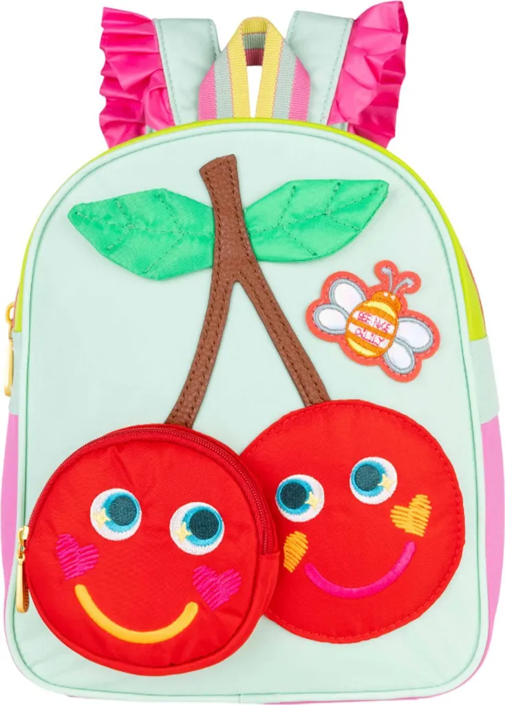 Sac à dos femme motif cerises Oilily - Petit sac de ville Mist Green chic