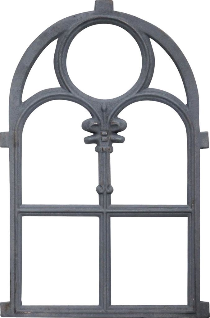 Stallfenster Fenster Scheunenfenster Eisen grau 74cm Antik-Stil Eisenfenster