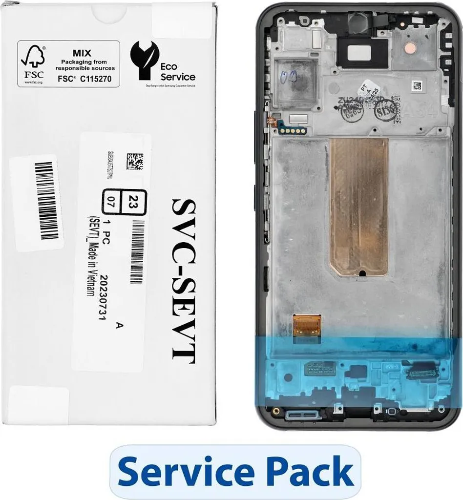 Ecran LCD Samsung A54 5G A546B Original Service Pack GH82-31231A Noir