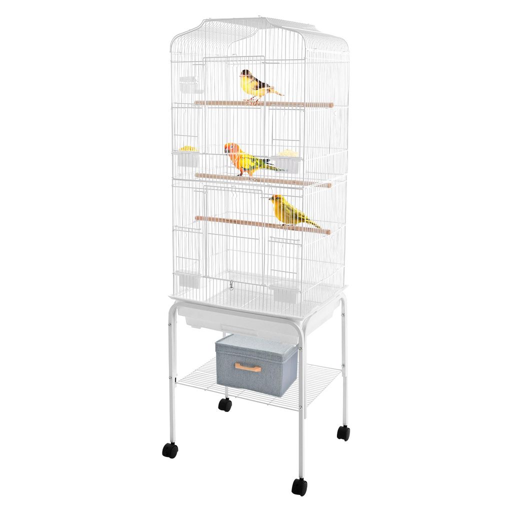 Klece pro ptáky s kolečky 47*37*137,5 cm Chovatelská klec Obrázek produktu 