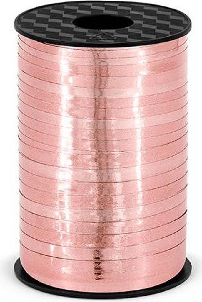 Kunststoffband, Roségold, 5mm/225m