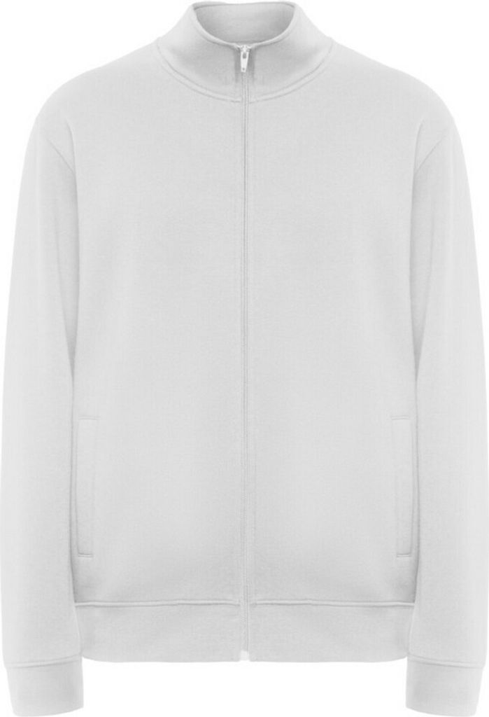Roly - "Ulan" Sweatshirt Durchgehender Reißverschluss für Herren/Damen Uni PF4251 (XS) (Weiß)