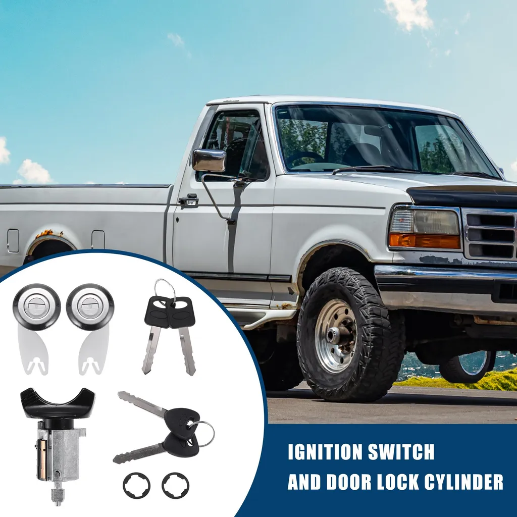 Cylindre Serrure Contact Allumage + Clés pour Ford F150-350 - Kit de Remplacement
