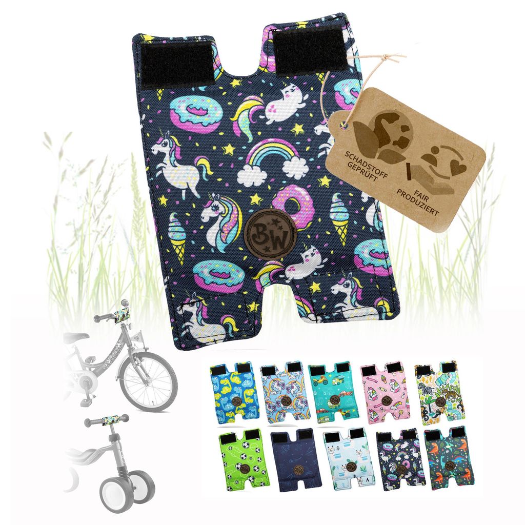 BambinIWelt Lenkerpolster, Lenkerschutz für Roller, Scooter, Fahrrad, Laufrad, Dreirad, für Puky Modelle, Modell 24 klein