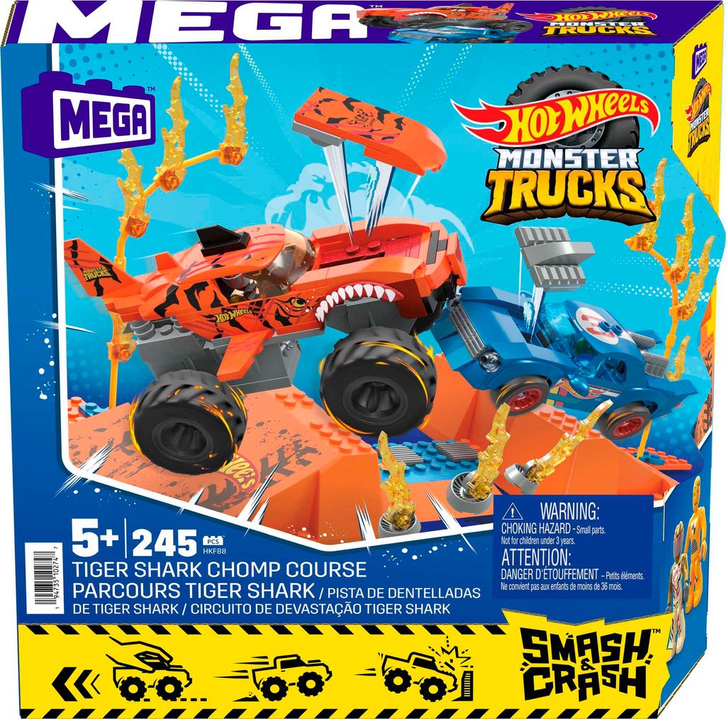 MEGA Hot Wheels Monster Trucks Tiger Shark Kaufland