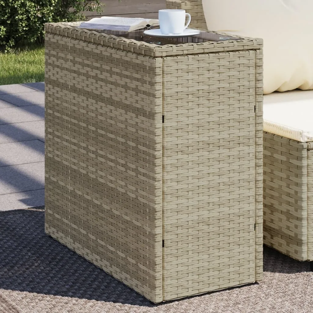 Tavolino Salvaspazio Giardino Rattan 58x27.5x55 - Offerta Online