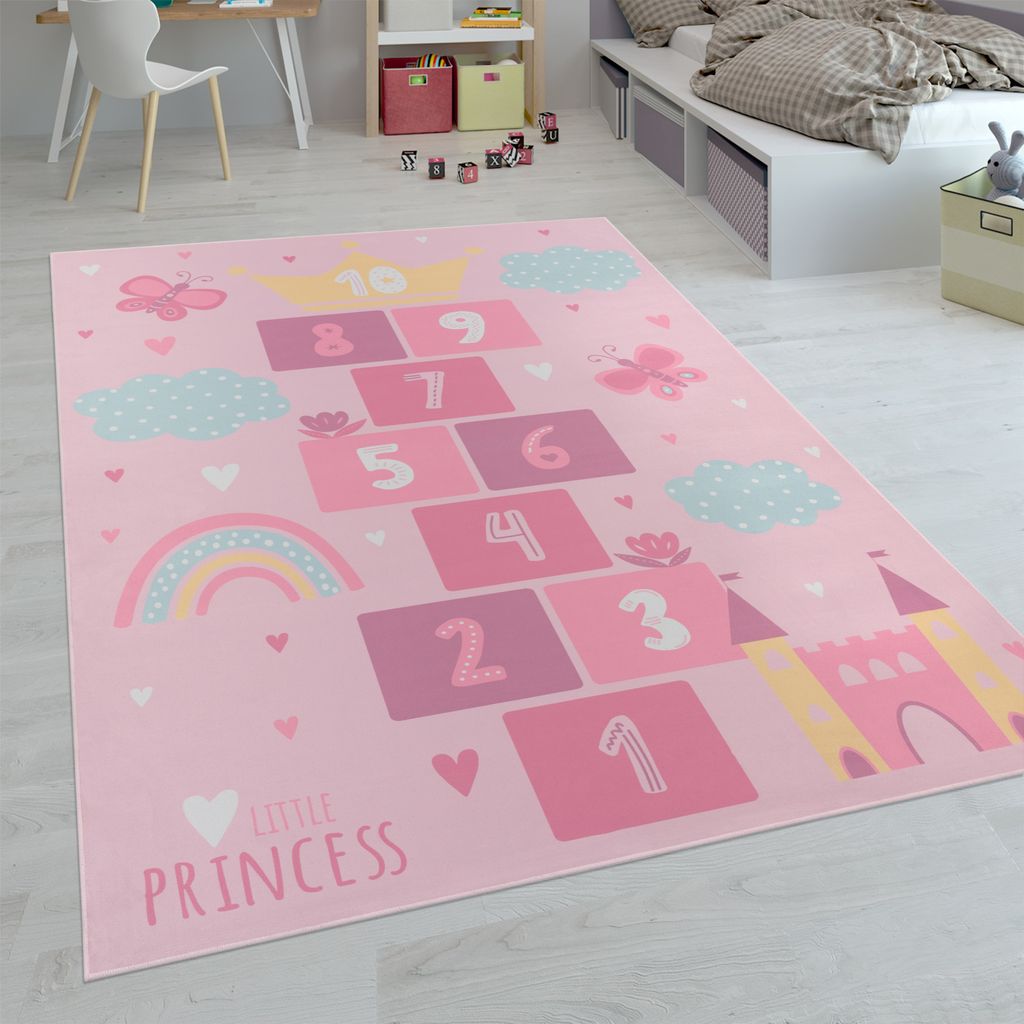 Kinder-Teppiche, Kurzflor-Teppiche für Kinderzimmer mit Produktbild 