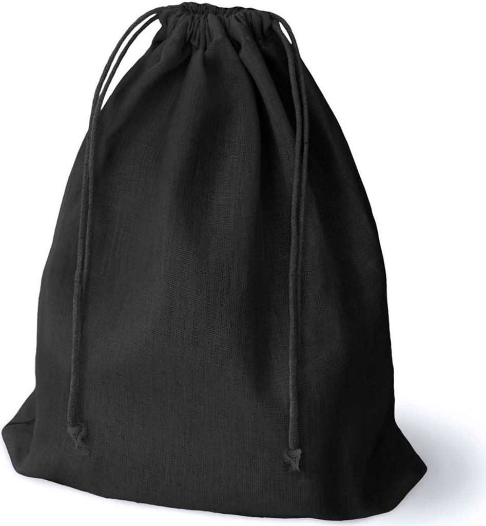 Baumwolltasche Schwarz 25×30 cm – 220 g EKO Beutel für Schmuck & Schmuckstücke