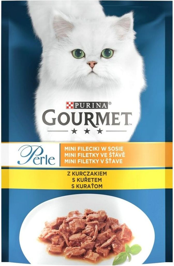 Katzenfutter Purina Gourmet Huhn 85 g Produktbild 
