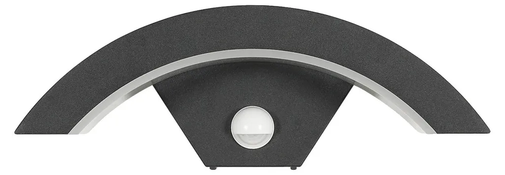 Lampe murale LED design noir 24W éclairage automatique blanc froid