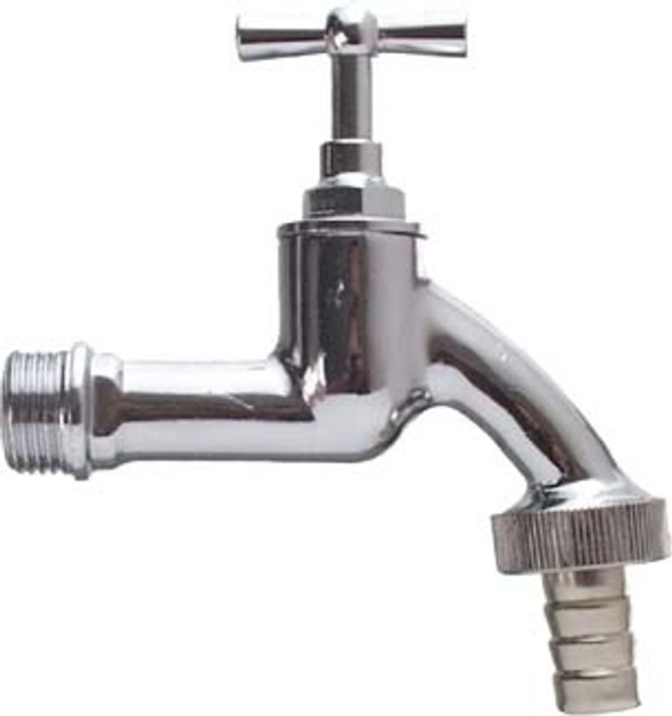 Auslaufventil Knebelgriff 1/2" inkl. Schlauchverschraubung Conmetall Meister