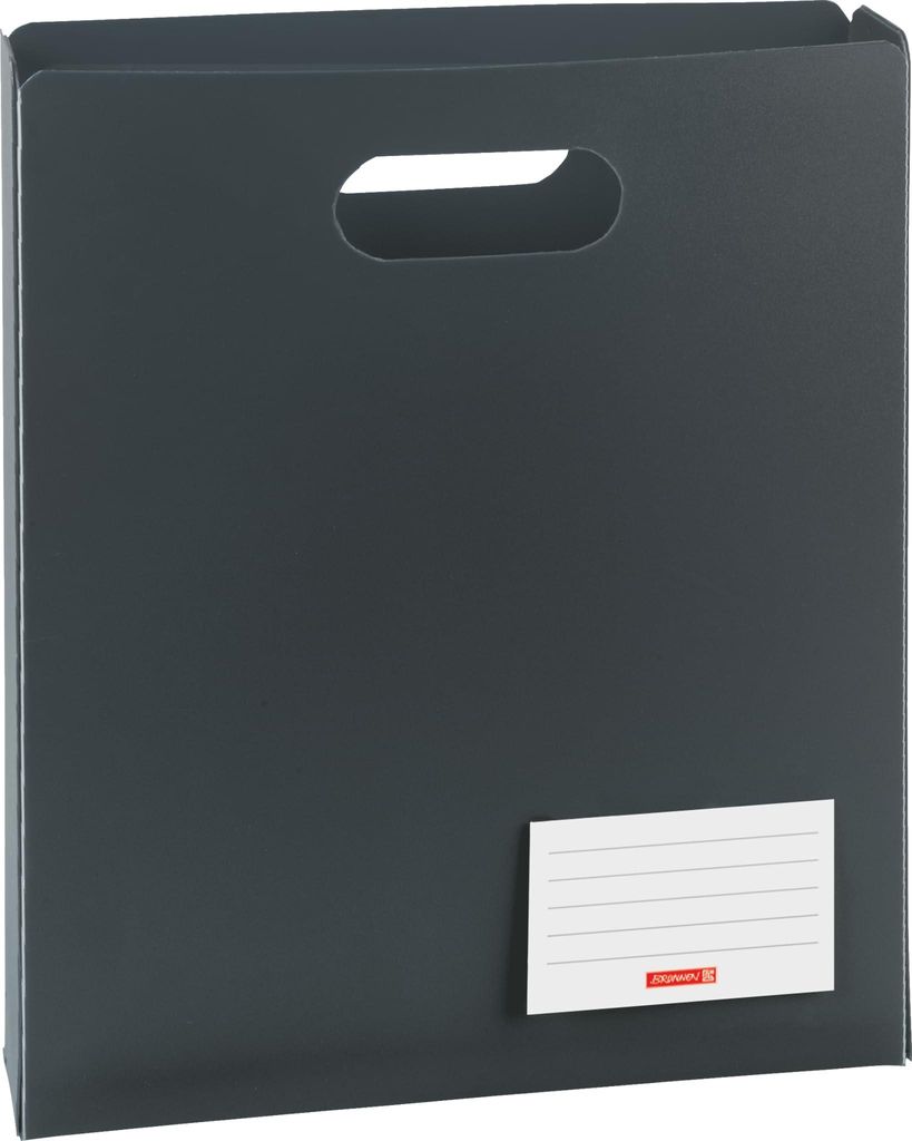 BRUNNEN Heftbox A4 offen anthrazit 104163580 Produktbild 