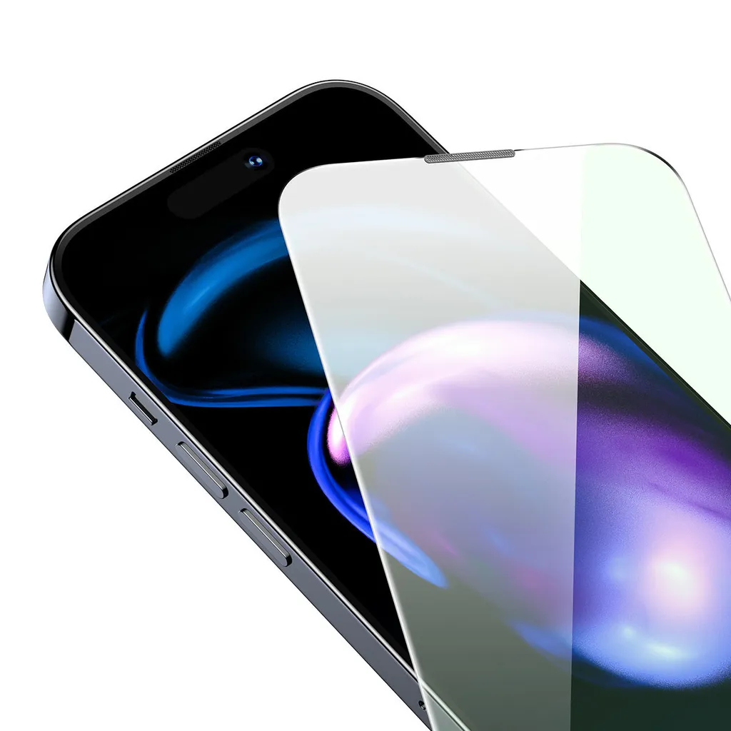 Vetro Temperato Baseus iPhone 14 Pro 9H Anti-Blue Light 0.3mm - 7