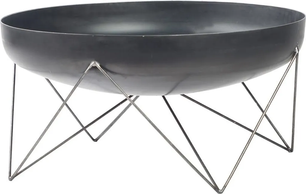 Bassin de feu 128-3 Markone : Grand Foyer de 80cm Résistant à la Chaleur