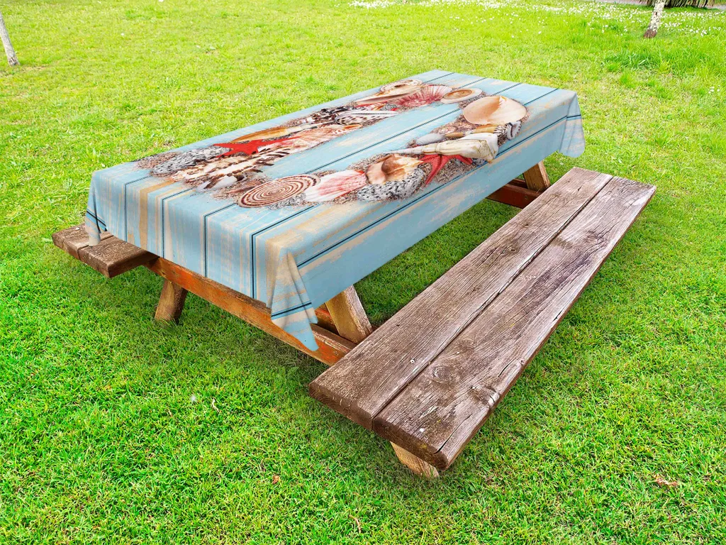 Tovaglia Marittima ABAKUHAUS Lettera D - 145x305 cm Tessuto Tecnico