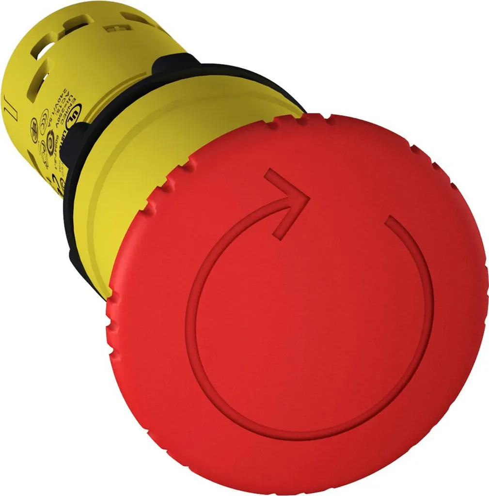STOP NC Bouton sécurité machine FI40 réarmement tournant pour usine