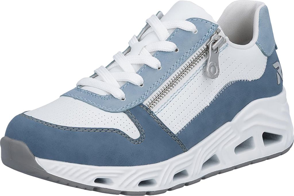 Rieker Damen Sneaker Reißverschluss lose Einlage EVA-Sohle Produktbild 