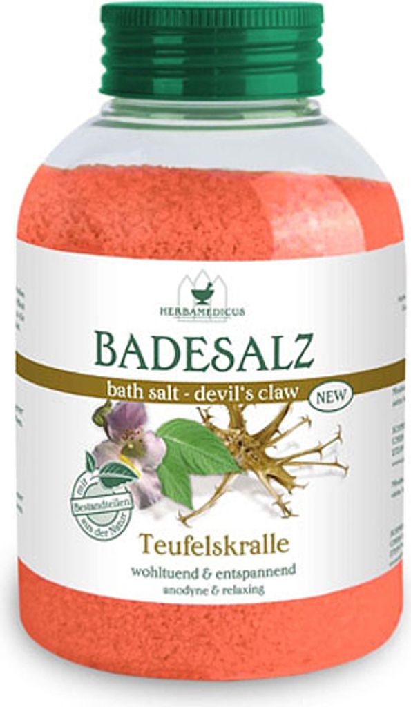 Herbamedicus Sel de bain à l'extrait de griffe du diable Image du produit 