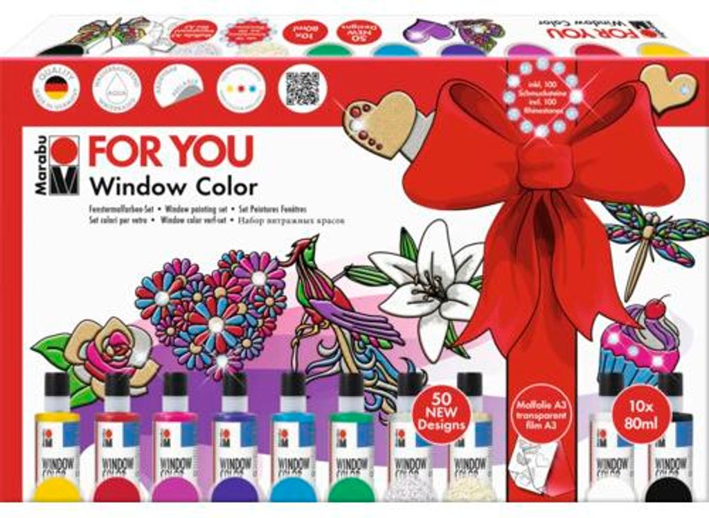 Marabu Window Color "fun & fancy", sada pro vás Obrázek produktu 