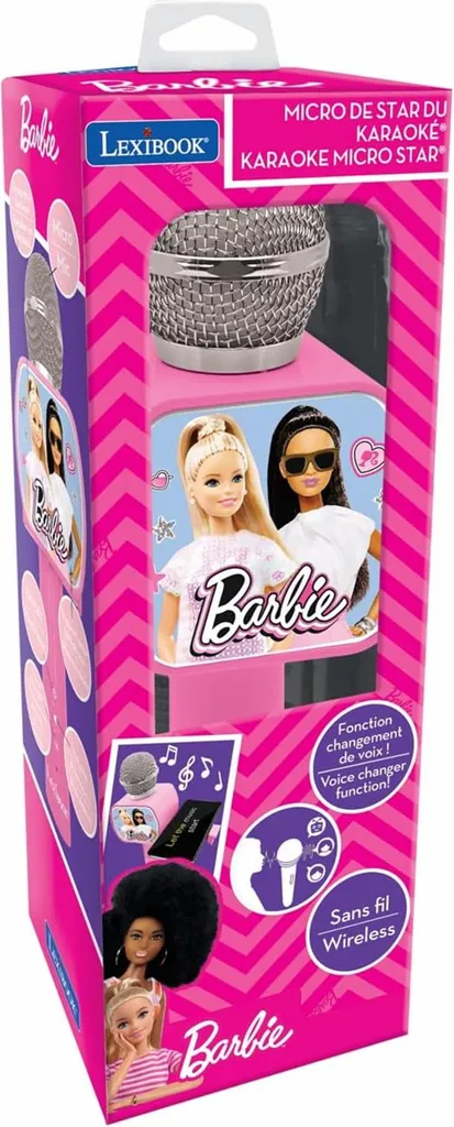 Microfono Barbie Wireless Bluetooth: Karaoke e Altoparlante 3W - 10