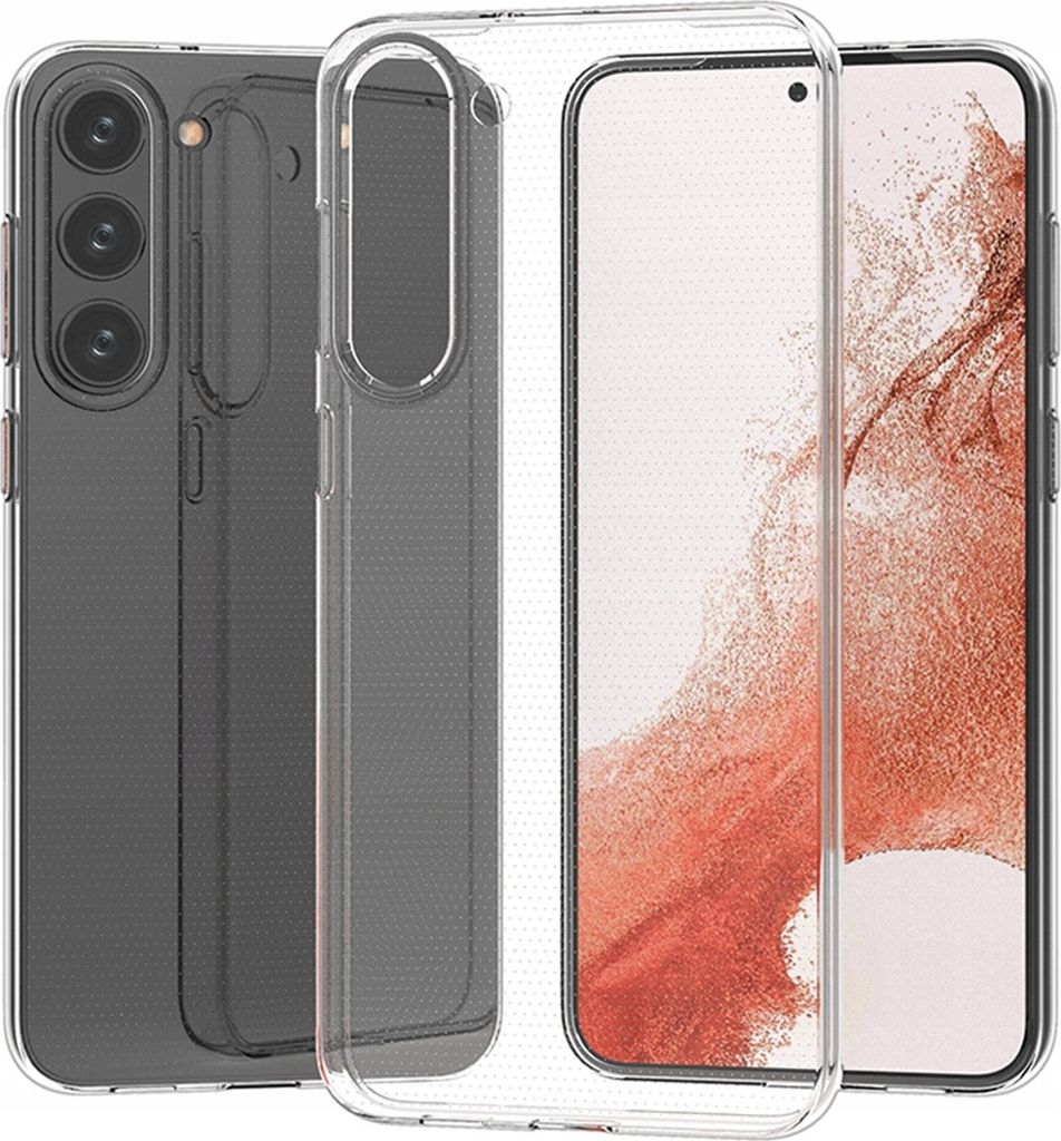 Ultra priehľadné puzdro pre Samsung Galaxy S23 Transparent Obrázok produktu 