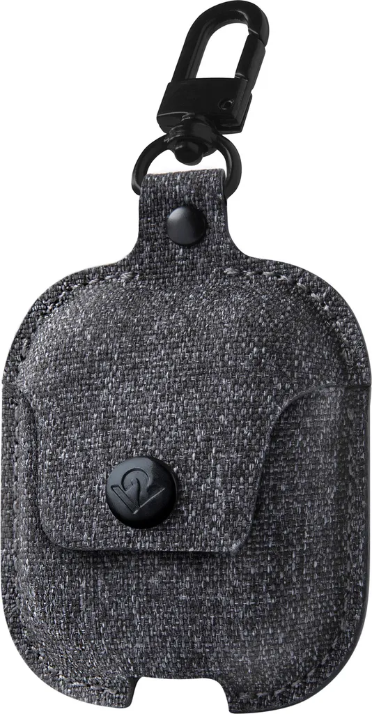 Custodia AirPods Twelve South AirSnap Twill Grigio: Protezione e Stile