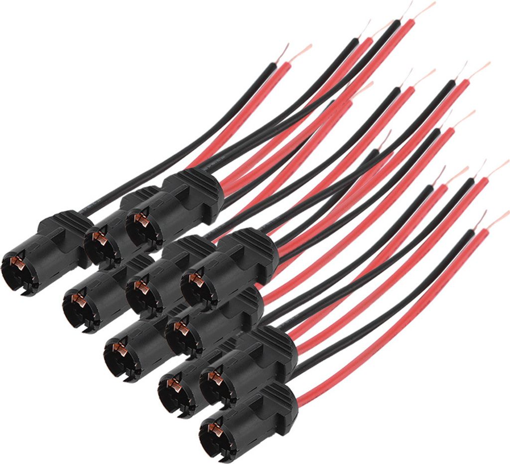 Stecker Lampenfassung, LED-Fassung, Glühbirnenbuchse, Glühbirnenbuchse, Wedge Light Socket Base