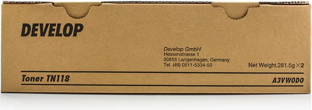 Toner Develop TN-118 Noir : Fini les Traces et l'Impression Floue - 2