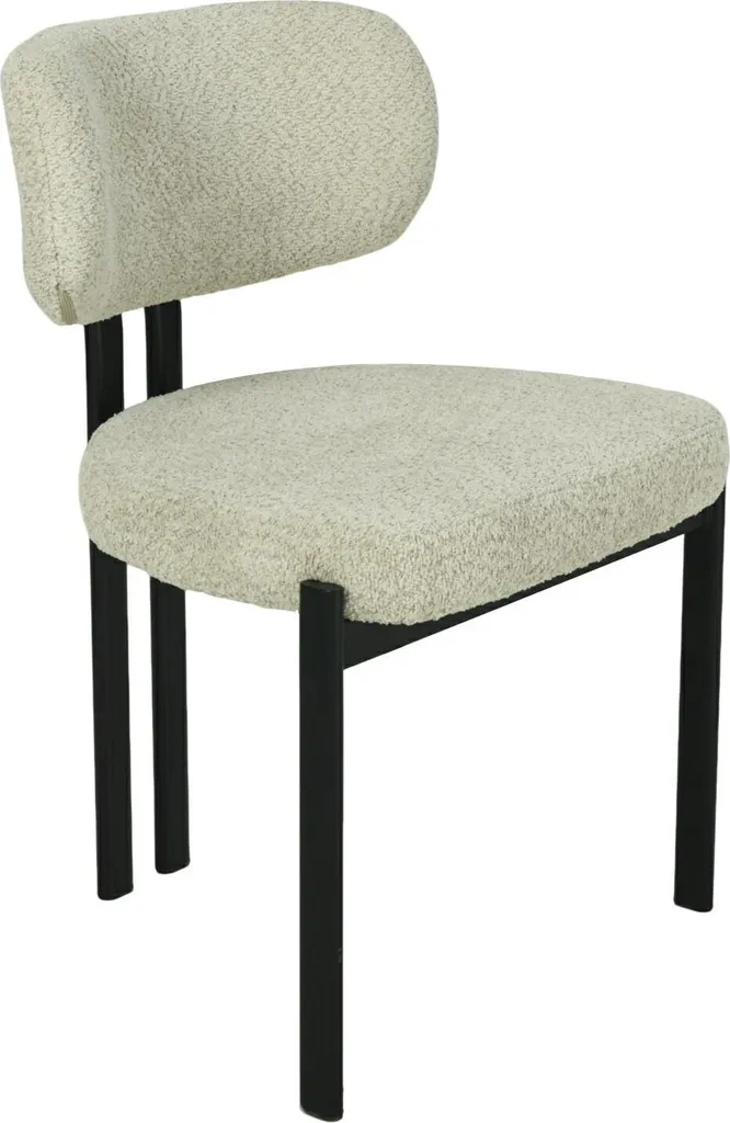 Chaise Rembourrée Ergonomique Beige - Fini le Mal de Dos au Salon