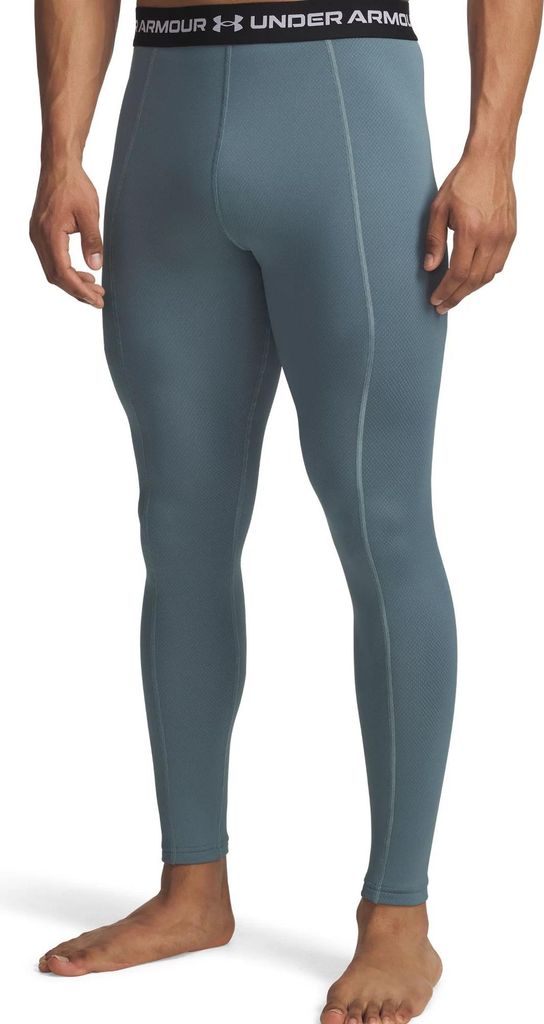 Under Armour Cold Weather Grid Legging - jasper blue, Größe:XL