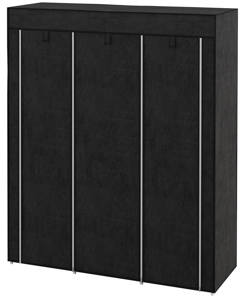 HOMCOM Stoffenkast, opvouwbare garderobe, kledingkast met Productafbeelding 