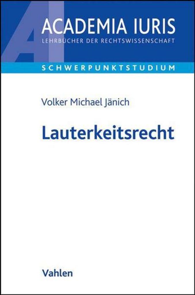 Lauterkeitsrecht