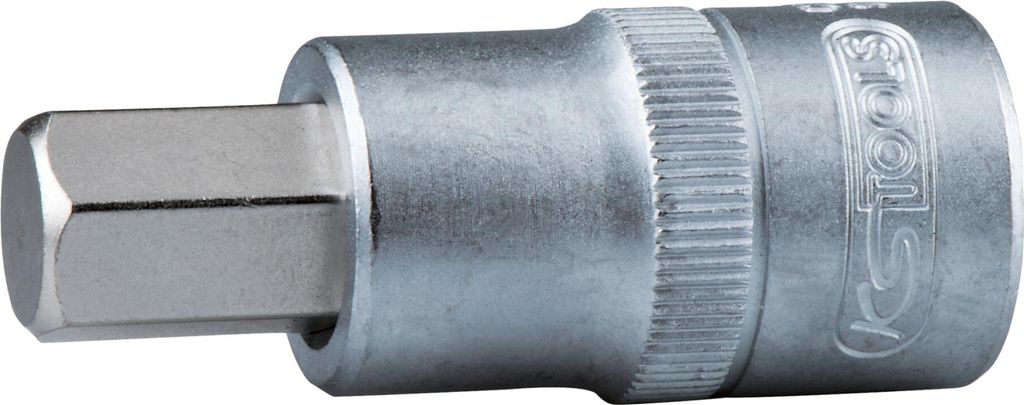 KS Tools 1" Bit-Stecknuss Innensechskant, kurz, 19 mm, 911.1807