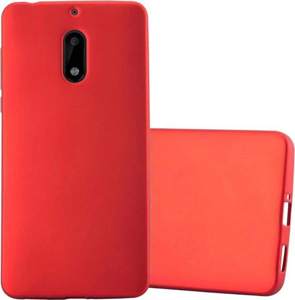 Cover Nokia 6 2017 Cadorabo Rossa - Custodia TPU Slim Anti-Graffio