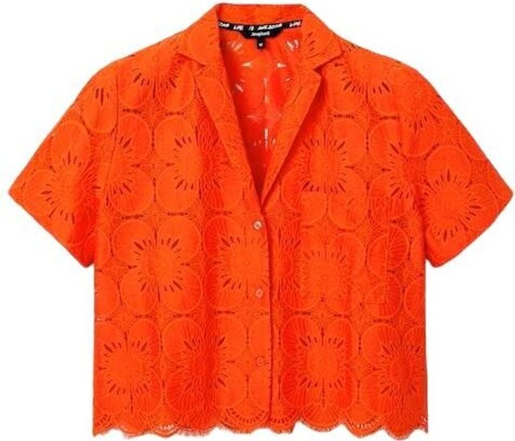 DESIGUAL Hemd Damen Polyamid Orange GR77286 - Größe: S